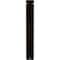 Ekena Millwork Loera Wrought Iron Bracket, (Triple center brace), Antiqued Bronze 2"W x 12"D x 15"H BKTM02X12X15TLOABZ - alternate 7
